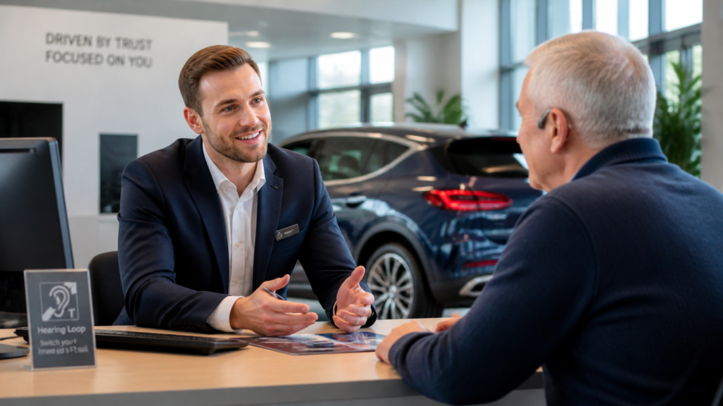 Car Dealership with Hearing Loop